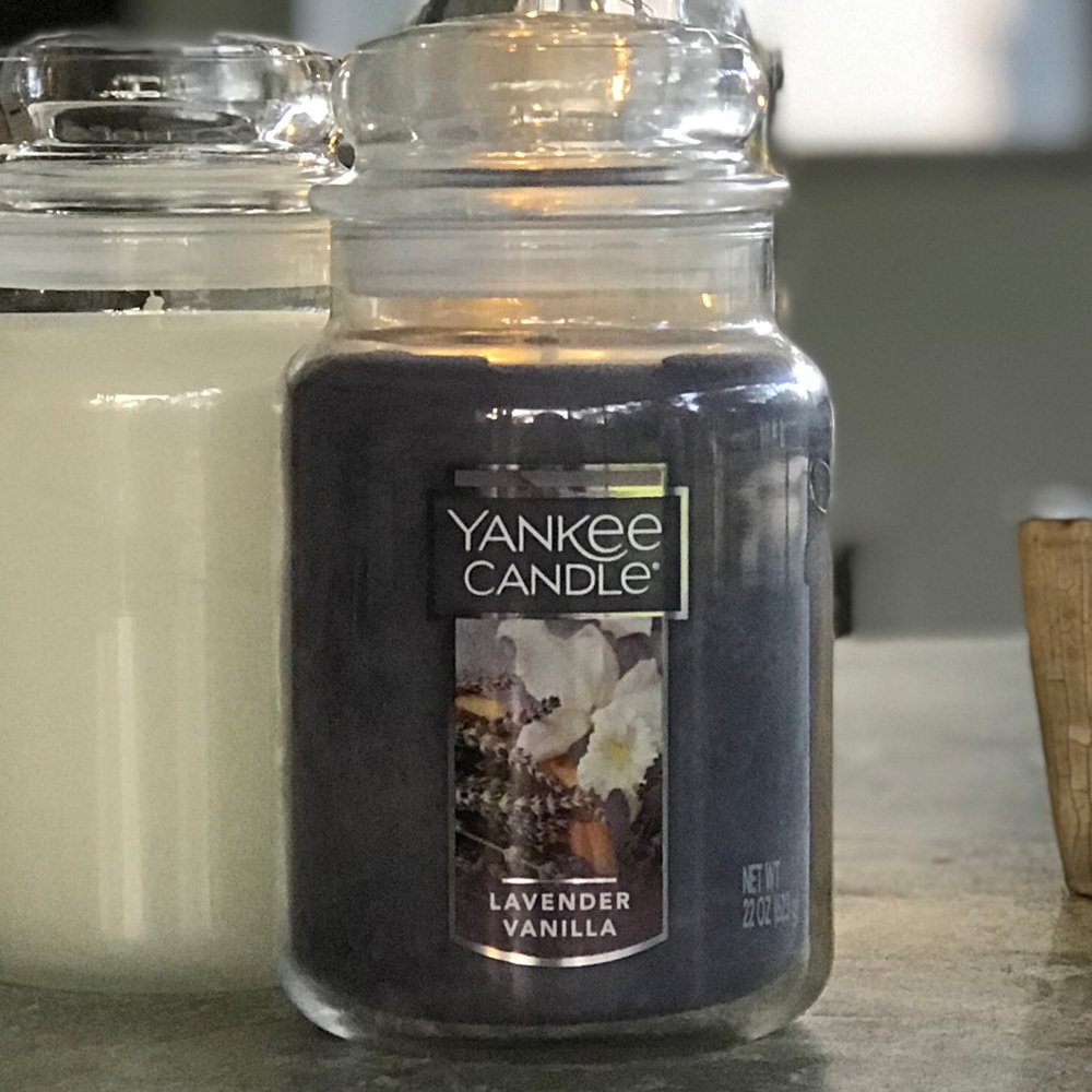 Yankee Candle Lavender Vanilla 22-Oz Lrg Jar, New